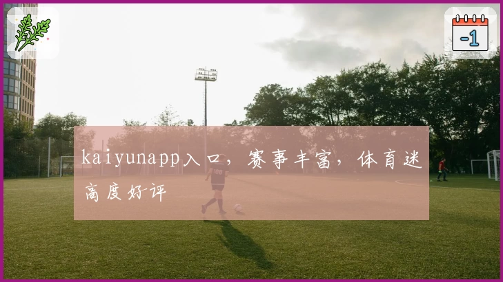 kaiyunapp入口，赛事丰富，体育迷高度好评
